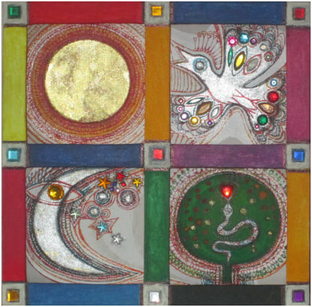 Objekt   Nr.4  Coffret  geschlossen    23x23x5