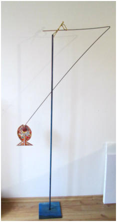Objekt Nr.6 kinetischer  Angler