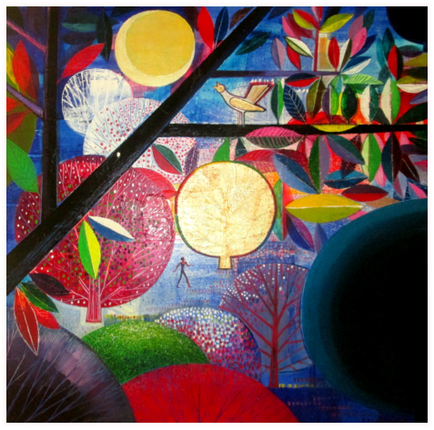 Nr.11 La vie Oel auf Leinwand 100x100cm.