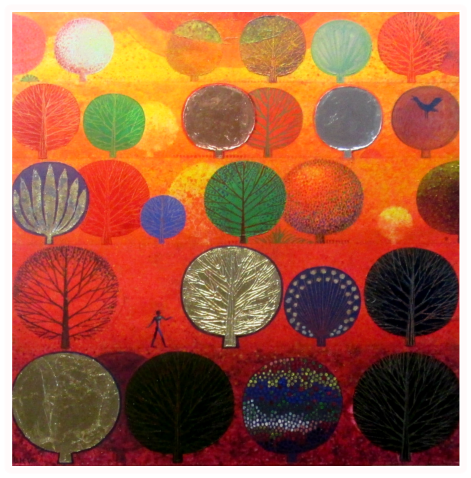 Nr.26      Oel auf Leinwand 80x80cm