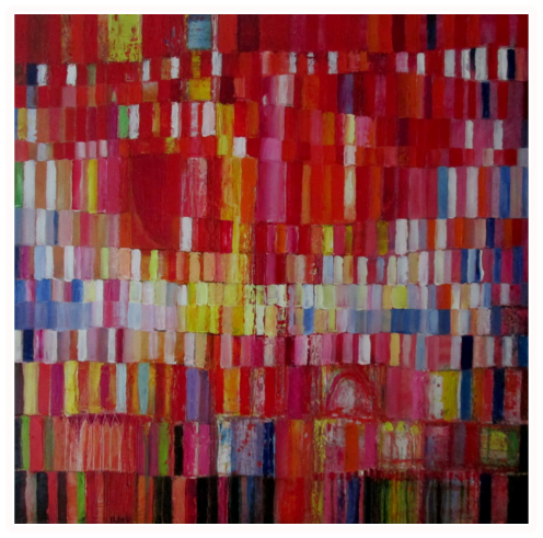 Nr.3 Oel auf Leinwand 80x80cm.