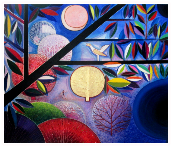 Nr.20    Noturno  Oel auf Leinwand 100x120cm.