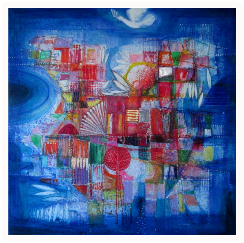 Nr.29     Oel auf Leinwand  100x100cm.