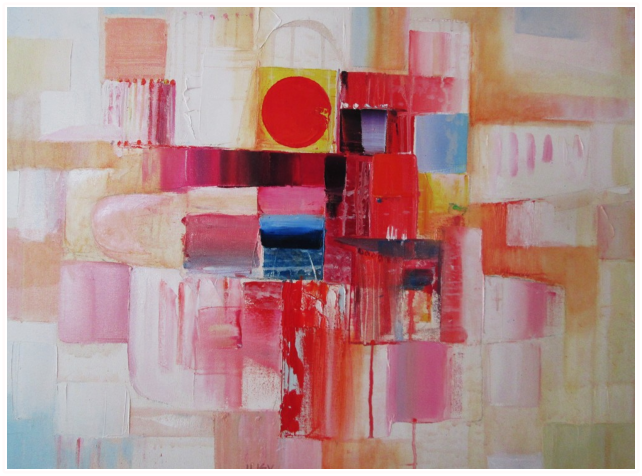 Nr.13  Mirage  Oel auf Leinwand 60x80cm.