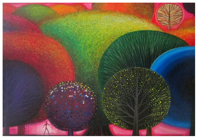 Nr.24    Oel auf Leinwand     80x120cm.